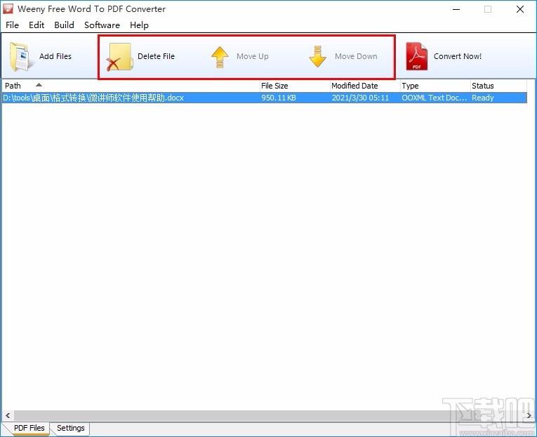 Weeny Free Word to PDF Converter,Word转PDF,文件转换