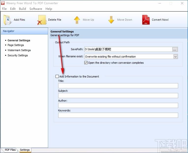 Weeny Free Word to PDF Converter,Word转PDF,文件转换