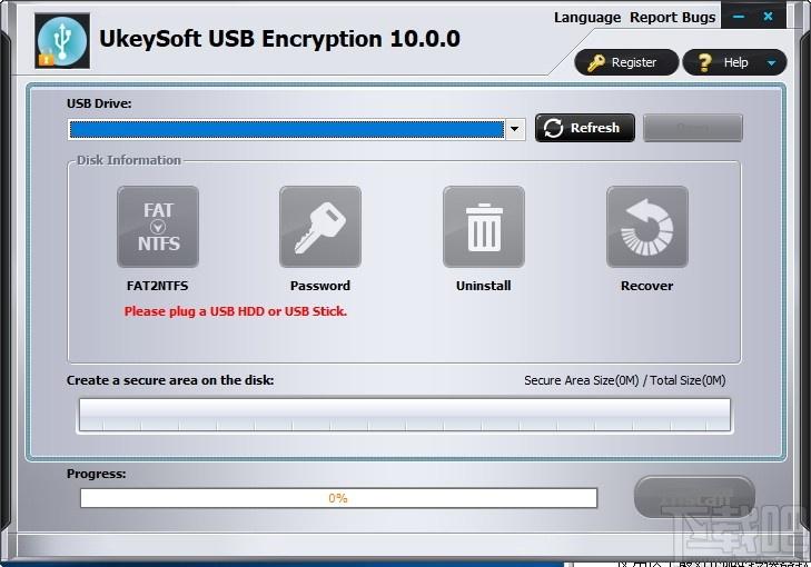 UkeySoft USB Encryption下载,USB加密工具,加密解密