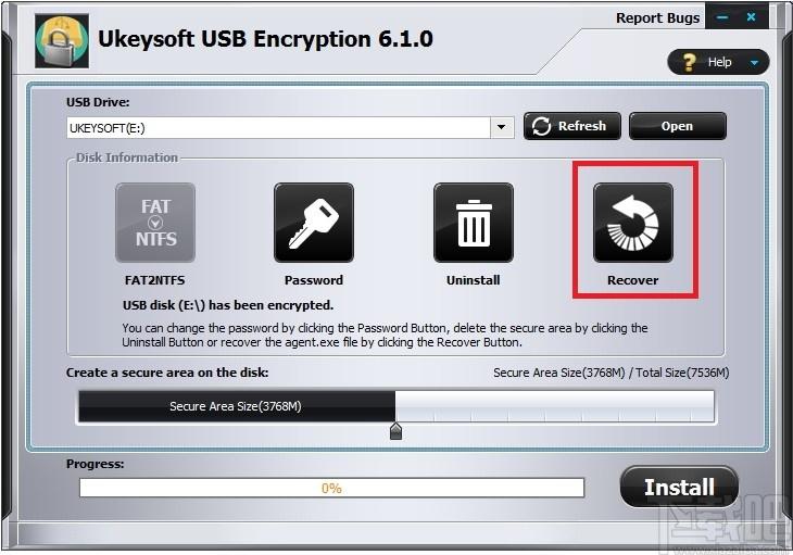 UkeySoft USB Encryption下载,USB加密工具,加密解密