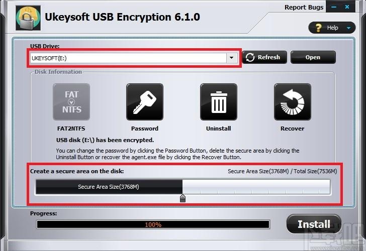 UkeySoft USB Encryption下载,USB加密工具,加密解密